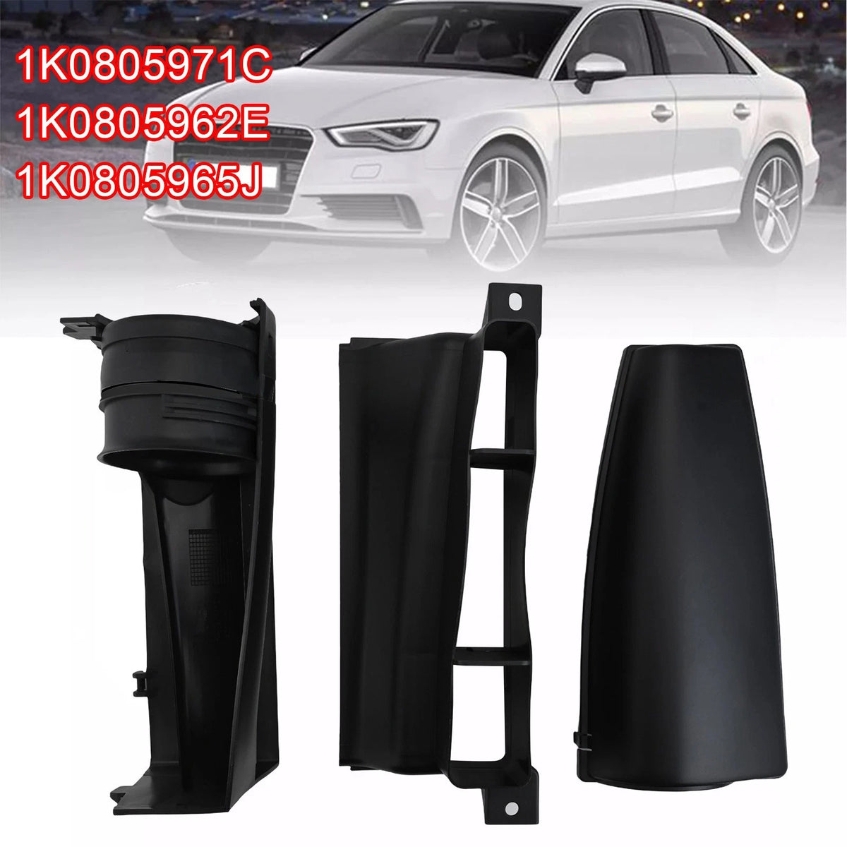 Air Intake Guide Duct Covers for Jetta Mk5 Mk6 Golf Plus (2005–2014)