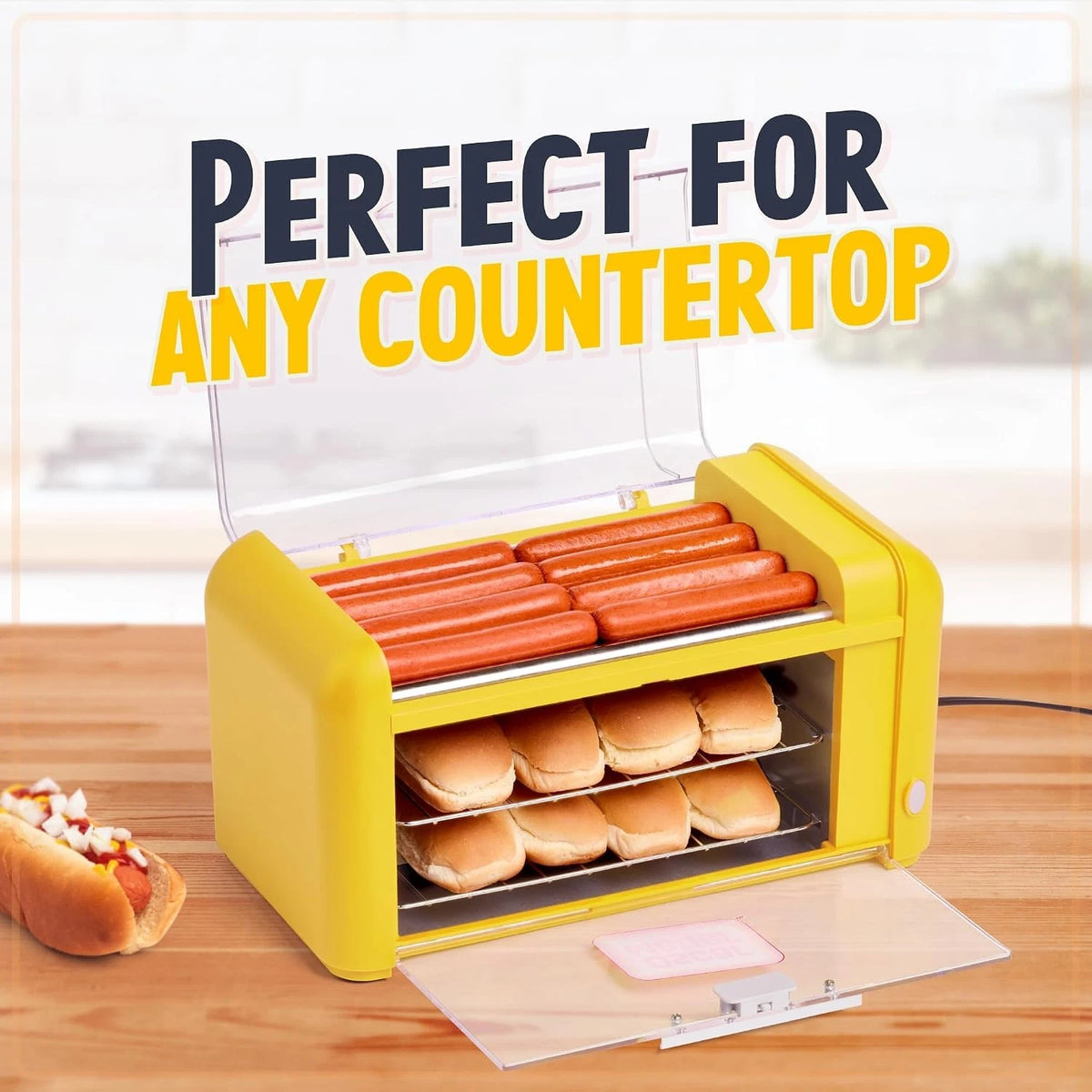 Extra Large Hot Dog Roller & Bun Toaster Oven for Oscar Mayer