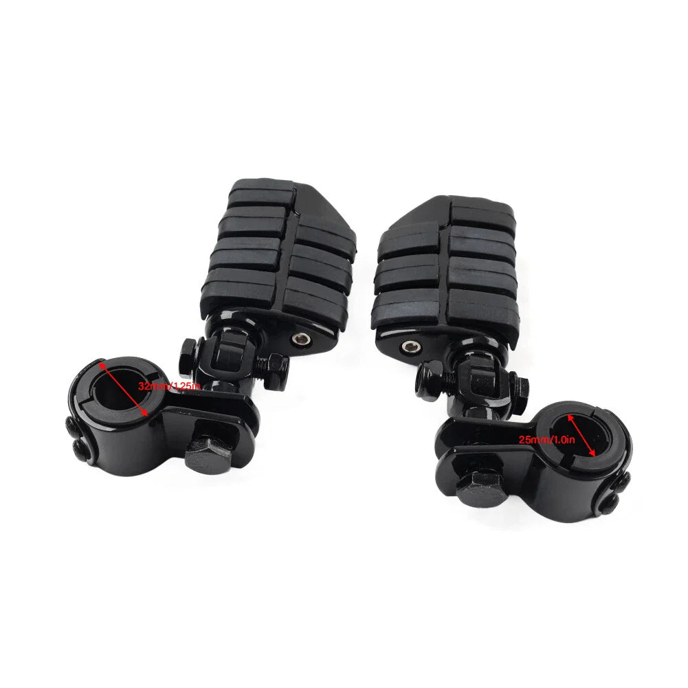 1-1/4" Universal Motor Footpegs Highway Pegs for Harley & Honda