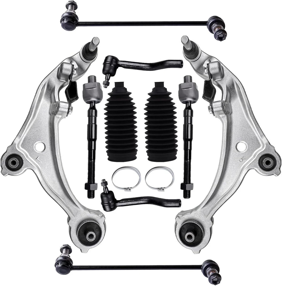 10pc Suspension Kit Lower Control Arms for Nissan Altima (2007–2013)