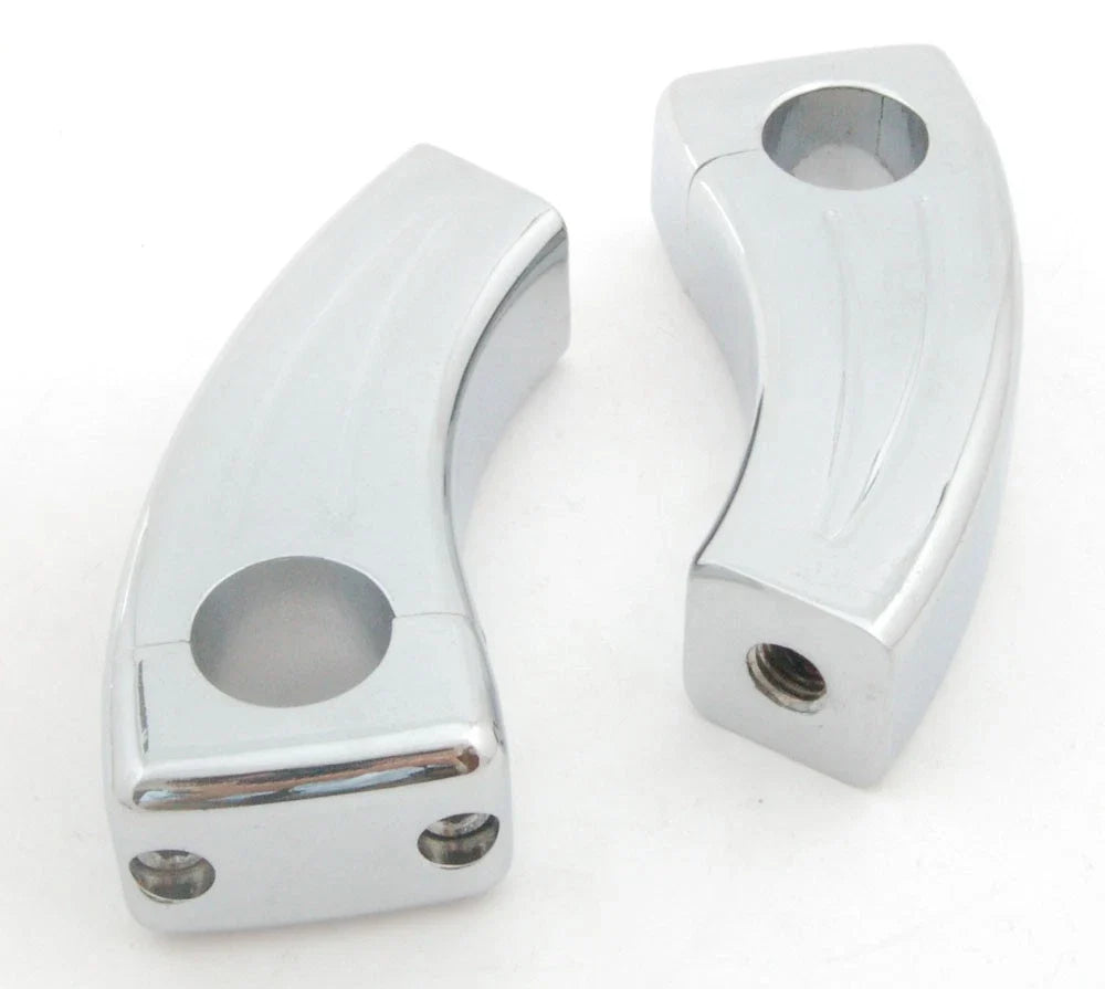 3.5" Handlebar Risers for Honda Shadow, Suzuki Intruder, Boulevard, Kawasaki VN