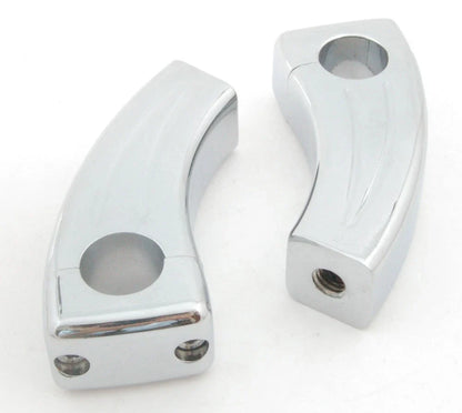 3.5" Handlebar Risers for Honda Shadow, Suzuki Intruder, Boulevard, Kawasaki VN