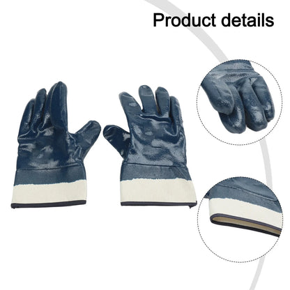 Rubber Coated Work Gloves for Professional Use (Non-Slip, Oil Resistant)