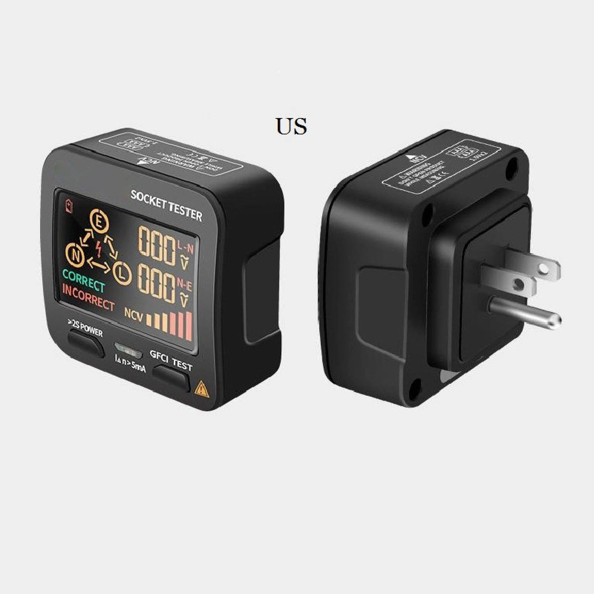 AC11 Socket Tester for Universal Use (Digital Display Voltage Checker)