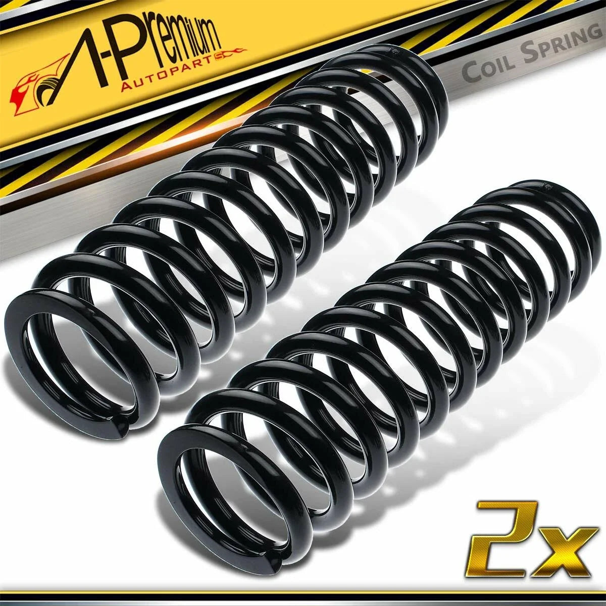 Set of 2 Front Coil Springs for Mercedes W124 E300 E320 300E 300TE