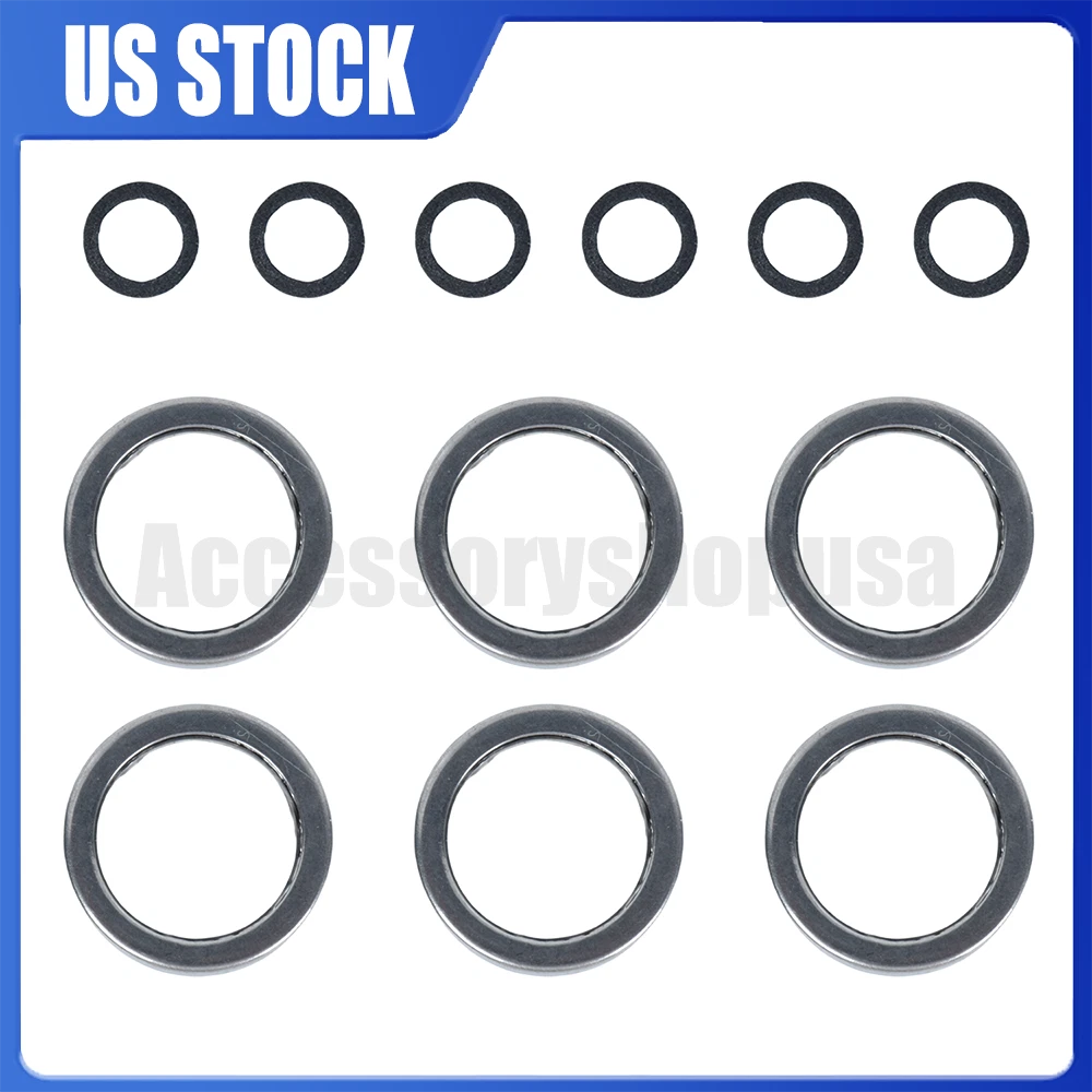 12Pcs Fuel Injector Gasket Ring Kit for BMW (13537591006, 13537577649)