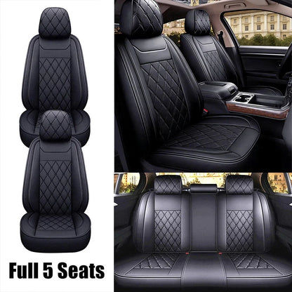 Set of 2 Front and Rear Leather Seat Covers for Toyota RAV4 (2019–2023)
