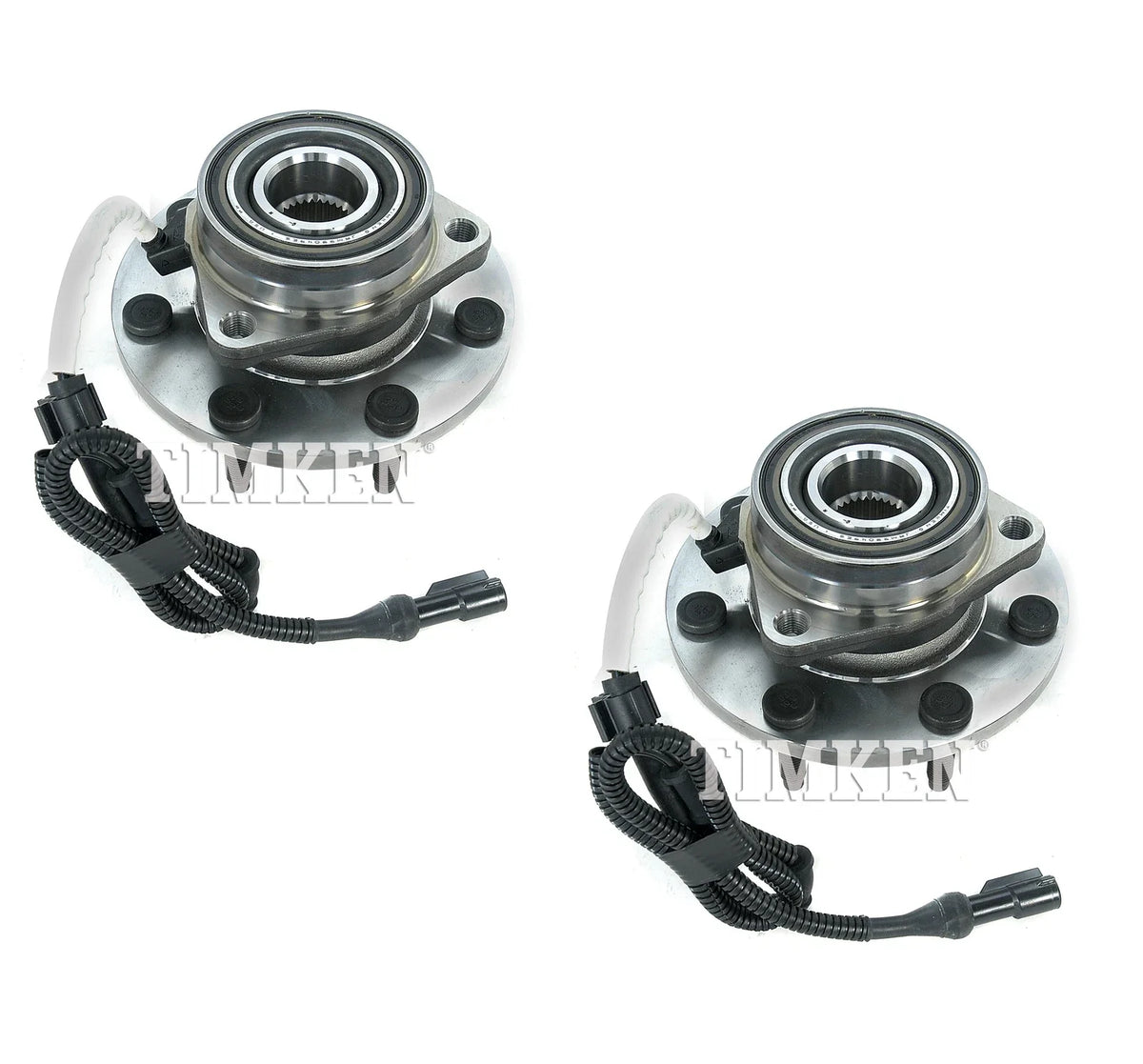 Set of 2 Front Timken Wheel Bearing & Hub Kit for Ford F-150 (2004–2023)