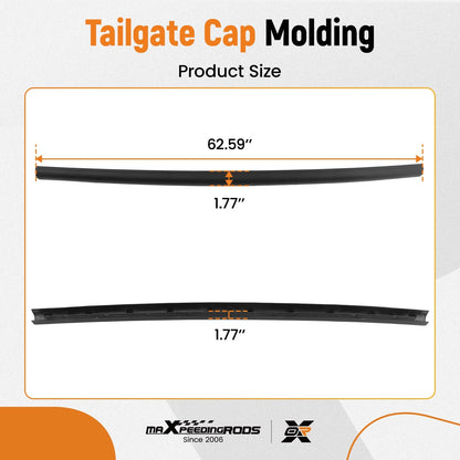 Tailgate Molding Protector for Ford F150 Styleside (1997–2003) I1H98W, XL3Z9940602AAA, F65Z9940602AAA, FO1904103, 2C3Z-9940602-AAA