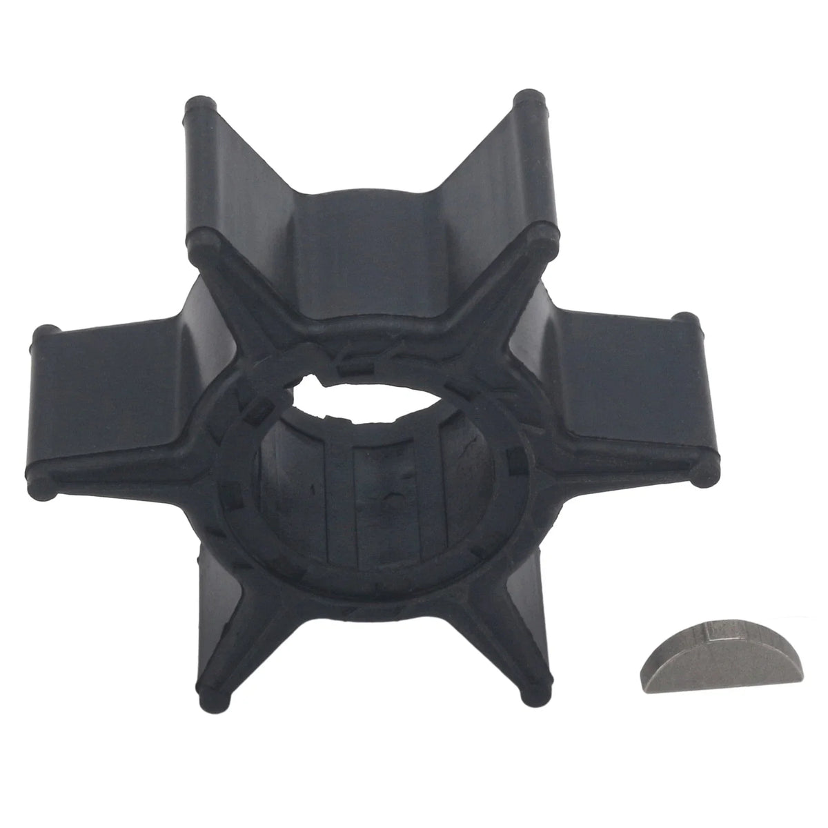Water Pump Impeller & Key for Yamaha Outboard (697-44352, 697-44352-01, 90280-03024)