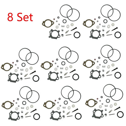 Set of 8 Carburetor Gasket Overhaul Kit for B&S 492495 493762 498260