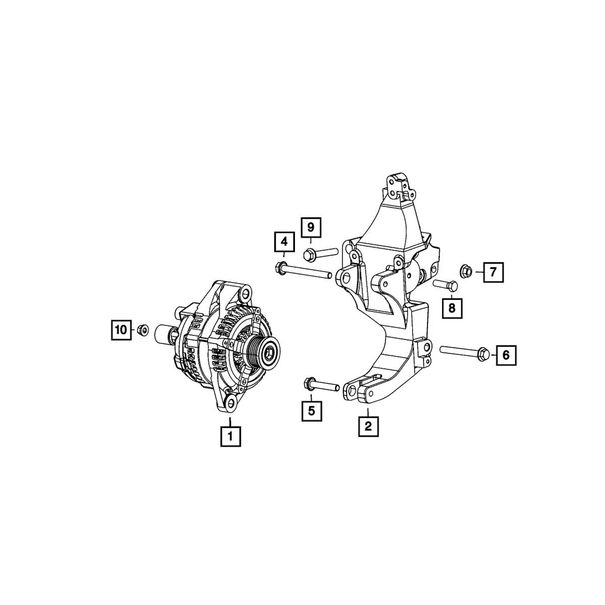 Mopar Bolt for Fiat 500L, Jeep Renegade (2014–2019) 68119352AA