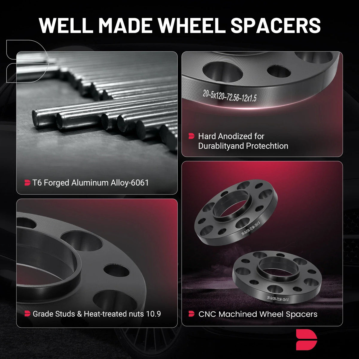 Hubcentric Wheel Spacer 15mm & 20mm for BMW (72.56mm) (5x120) (2006–2013)