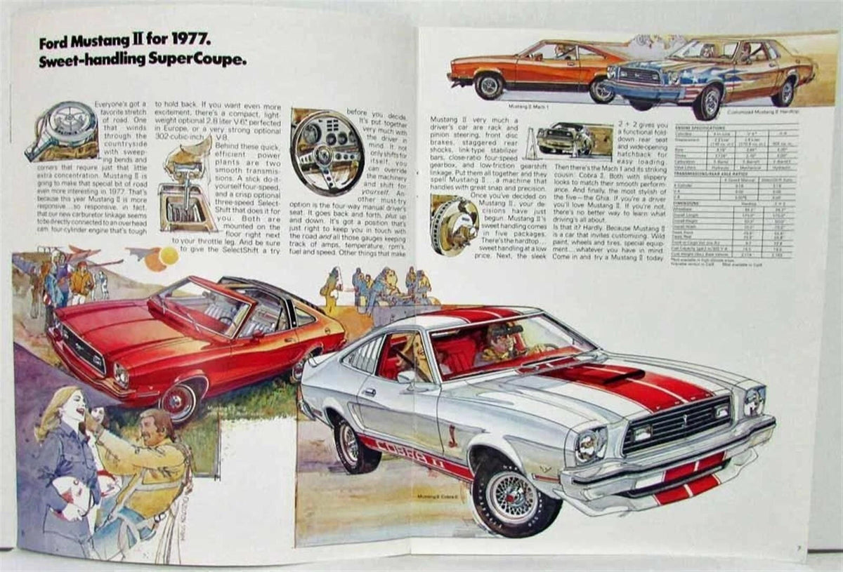 Sales Brochure for Ford Mustang Pickup Truck 4x4 (1977)