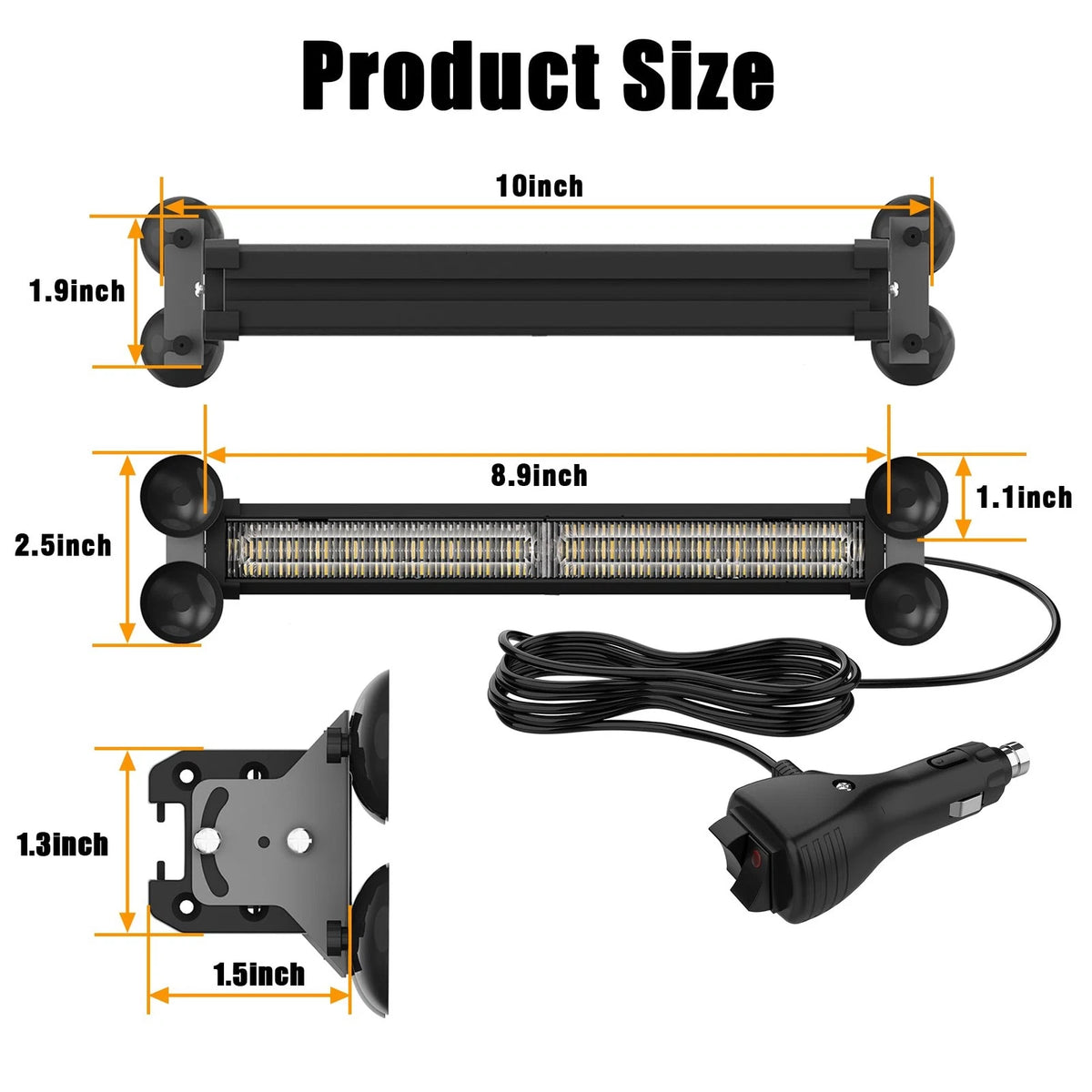 Emergency LED Strobe Traffic Advisor Lights Bar for Car