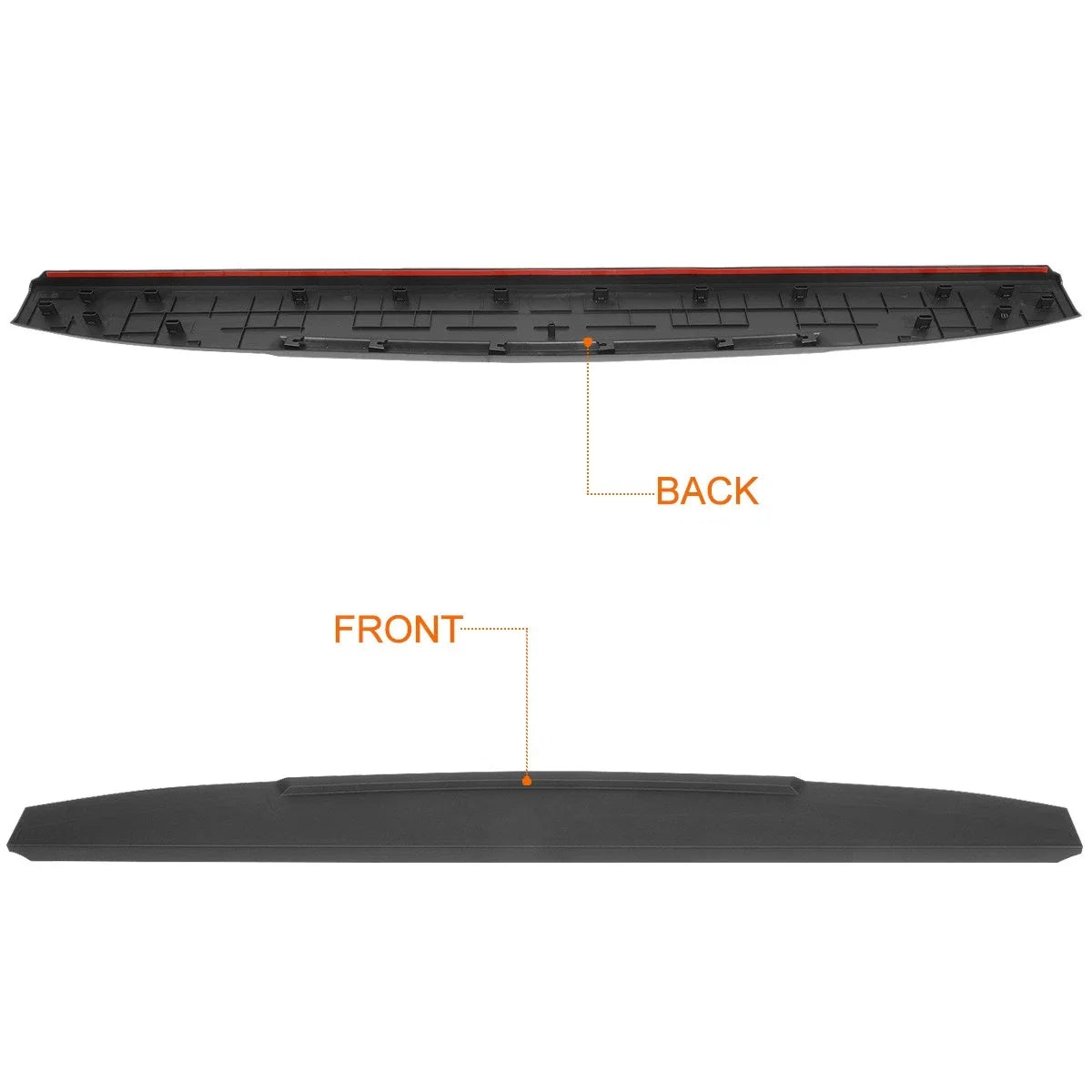 Textured Tailgate Cap Moulding Cover for GMC Sierra/Chevy Silverado 1500 (2019–2021)