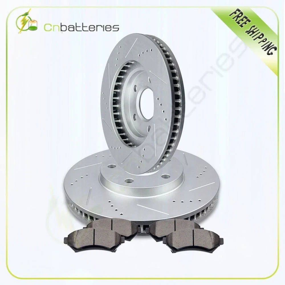 Front Brake Rotors & Ceramic Pads for Buick LeSabre, Chevrolet Impala, Oldsmobile