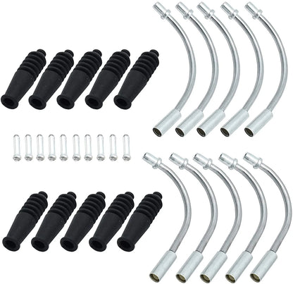 Set of 10 Rubber Boots for Bike V Brake Noodle Cable Guide