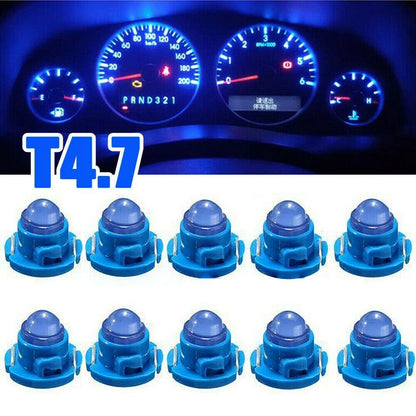 2X T4.7 Wedge LED Bulb for Car Instrument Cluster Panel Light