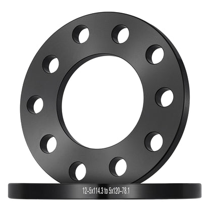 2PCS 1/2 inch 5x114.3/5x120 Wheel Spacers for Chevy Equinox (2010-2017)