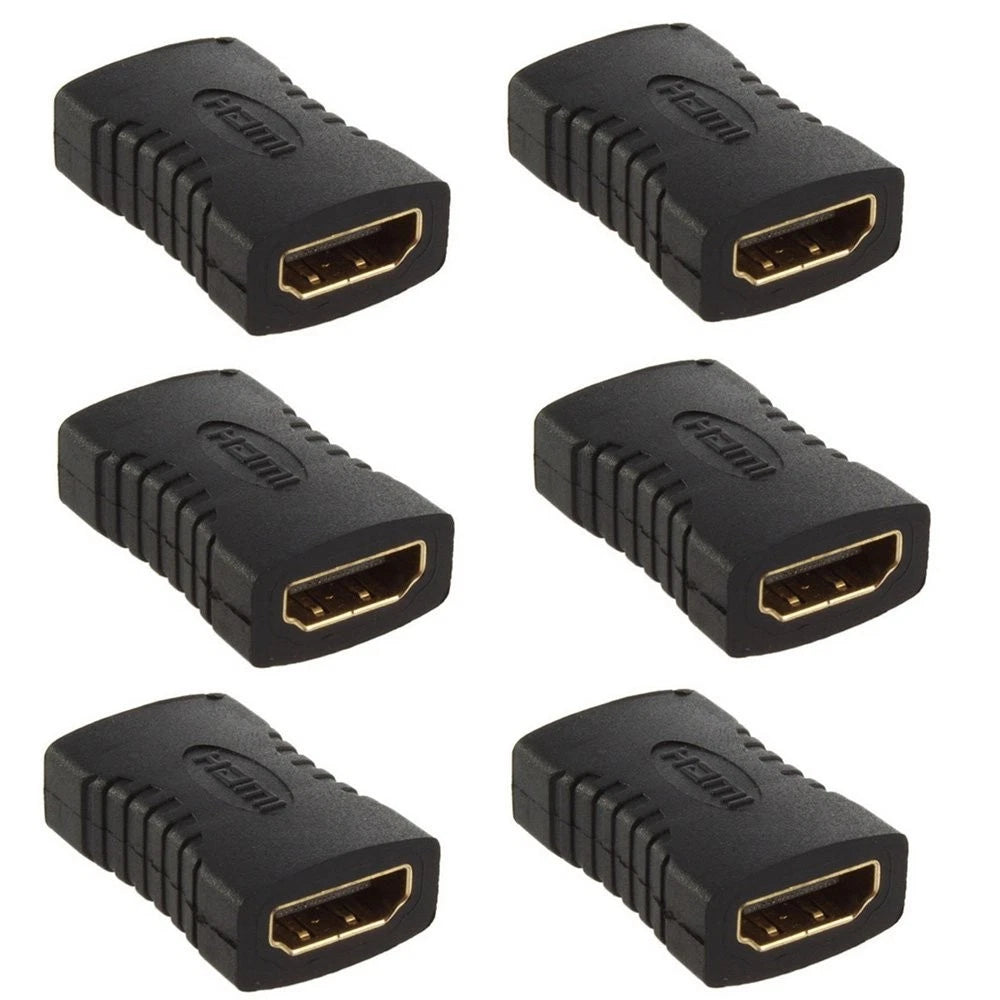 6X HDMI Female to Coupler Connector Adapter for Various Devices
