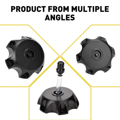 Gas Cap Fuel Tank Cover for Motorcycle (Black Aluminum Alloy)