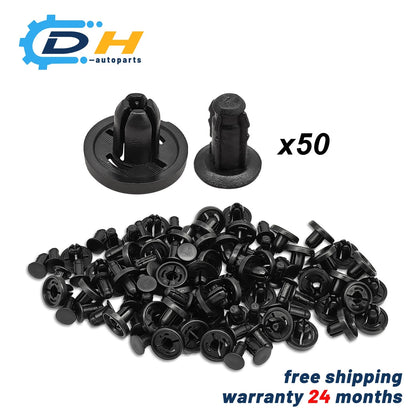 50X Nylon Push Type Retainers for Subaru BRZ Forester Impreza WRX (2012–2021)