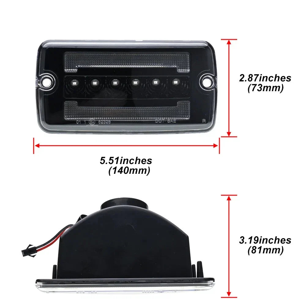 LED Front Corner Turn Signal Lamp for Jeep Wrangler TJ (1997–2006)