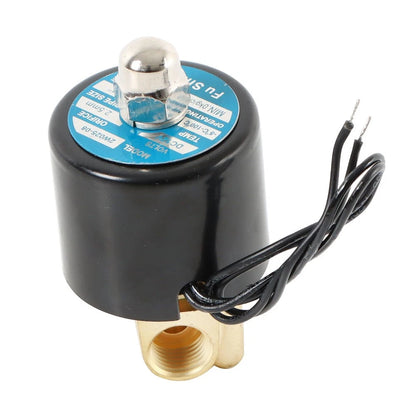 12V DC Solenoid Valve for Air Water Gas Oil N/C 1/4" DN8