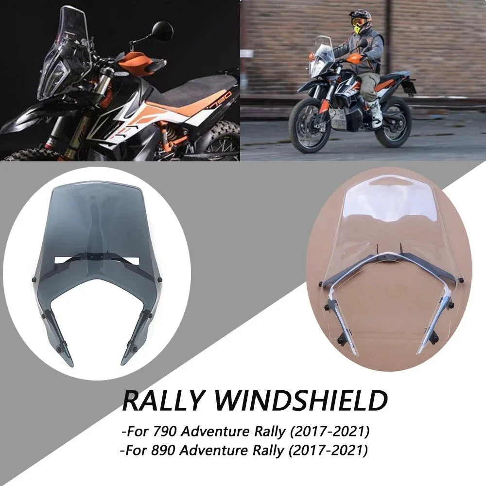 Front Windshield Windscreen Deflector for KTM 390 790 890 ADV (2019–2023)