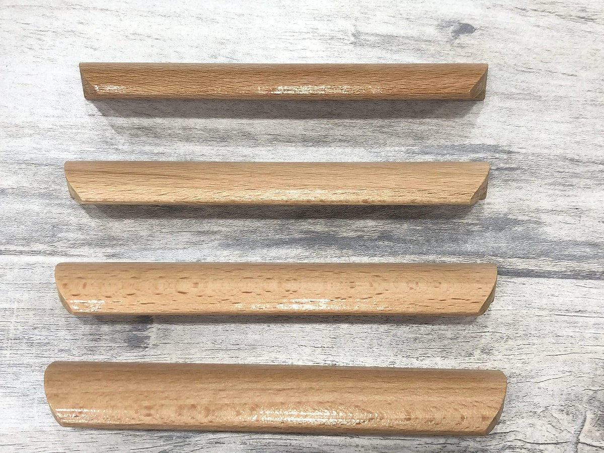 Set of 6 Wood Solid Furniture Pulls Handles 4.84" (123mm)