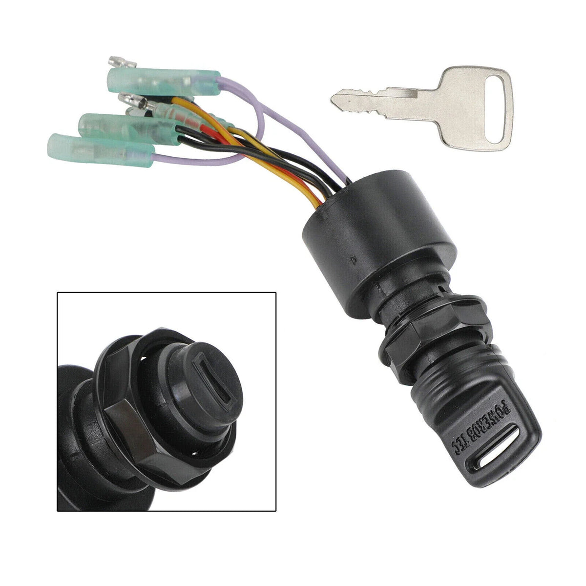 Ignition Switch Key for Mercury Marine Outboard (87-17009A5, 87-17009A2)