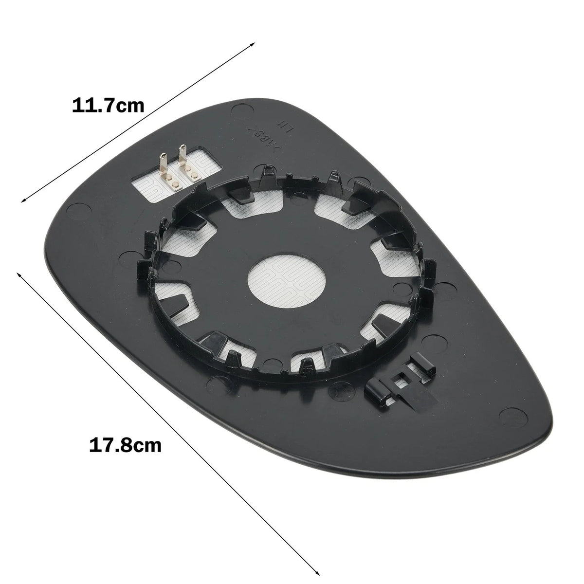 Left Rear View Wing Mirror Glass Lens for Ford Fiesta Mk7 (2008–2017)