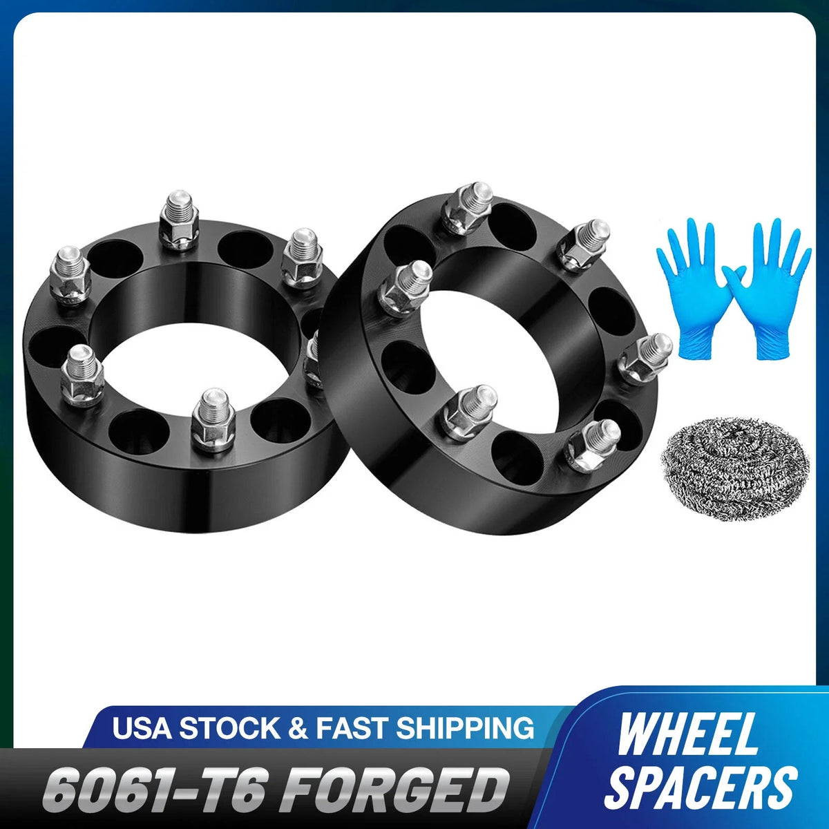 Set of 2 Wheel Spacers for Chevy Silverado 1500 GMC Sierra (2007–2023)