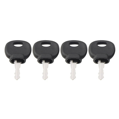 4X Ignition Key 14607 14707 for Bomag Dynapac Terex Vibromax Volvo Ford Moxy