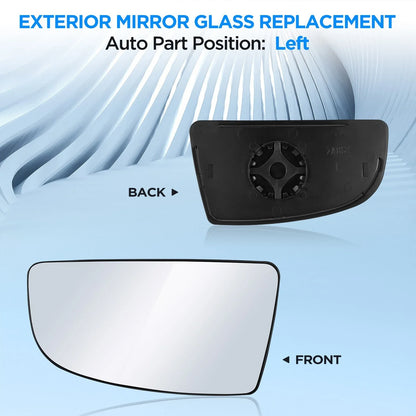 Left Lower Mirror Glass for Ford T-250 T-350 T-350 HD (2015–2019) BK3Z17K707A