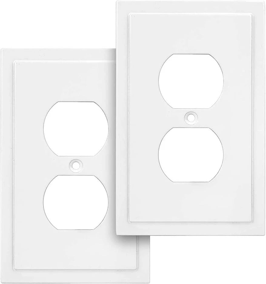 Decorative Wall Plate Switch Plate Outlet Cover for Modern Edge