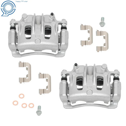 Set of 2 Brake Calipers with Bracket for Hyundai Santa Fe (2007–2016)