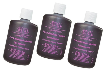 Pack of 3 Ardell LashTite Dark Adhesive for Eyelashes (0.75 Fl Oz)