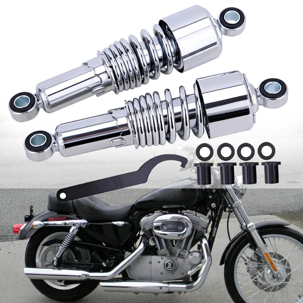 Rear Shock Absorber for Harley Touring Dyna Sportster 883 1200 (10.5")
