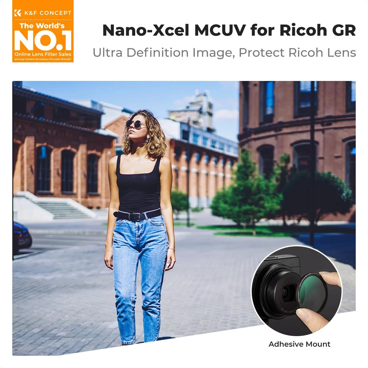 UV Protective Filter for Ricoh GR IV, GR IIIx (No Part Numbers Supplied)