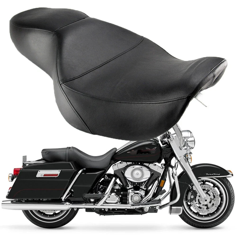 2X Driver Passenger Seat for Harley Road King Police EFI FLHPI (1997–2007)