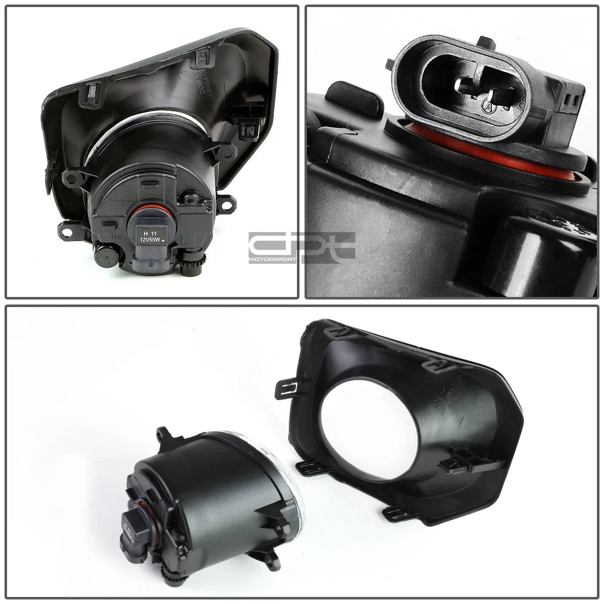 Pair of Fog Lights with Switch for Toyota Tacoma (2016–2017) - Yellow Lens