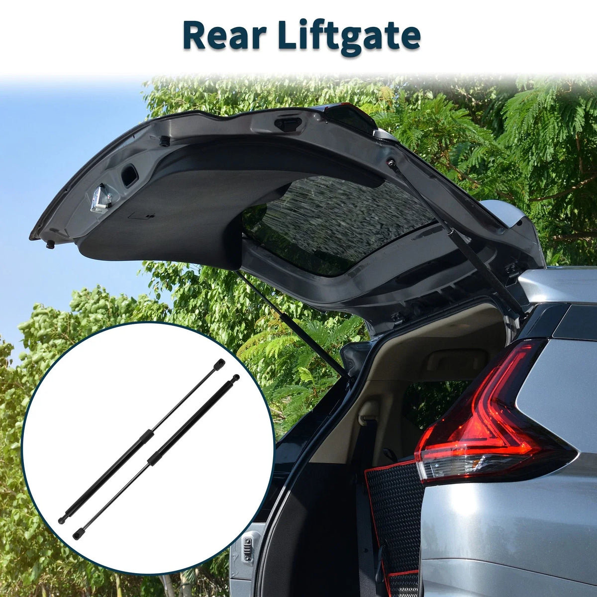 Set of 2 Rear Hatch Lift Supports Struts for Hyundai Tiburon Coupe (2003–2008)