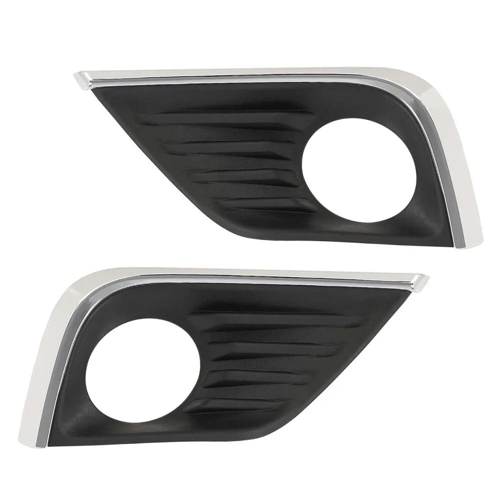 Set of 2 Front Bumper Fog Light Bezels for Nissan Altima (2016–2018)