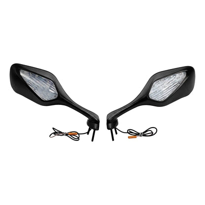 Rear View Mirrors with LED Turn Signals for Honda CBR1000RR (2008–2016)
