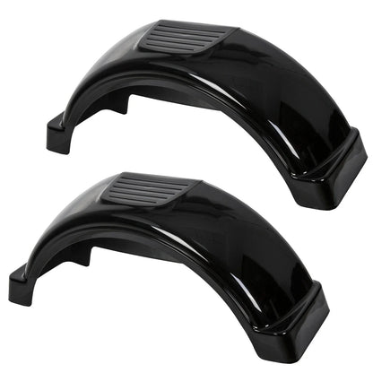 Set of 2 Single Axle Trailer Fenders for 13" Wheels (Boat)