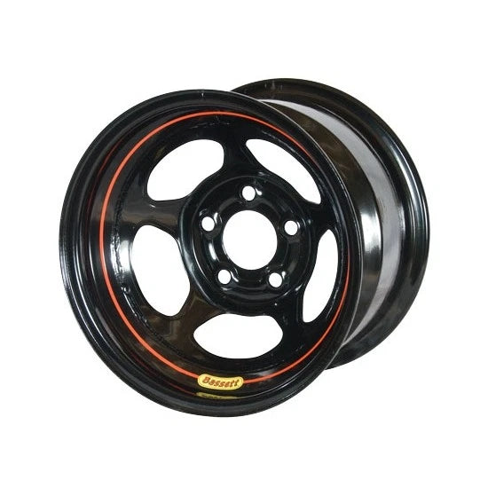 15x8 Black Wheel for Bassett Inertia 5x5 (58A51)