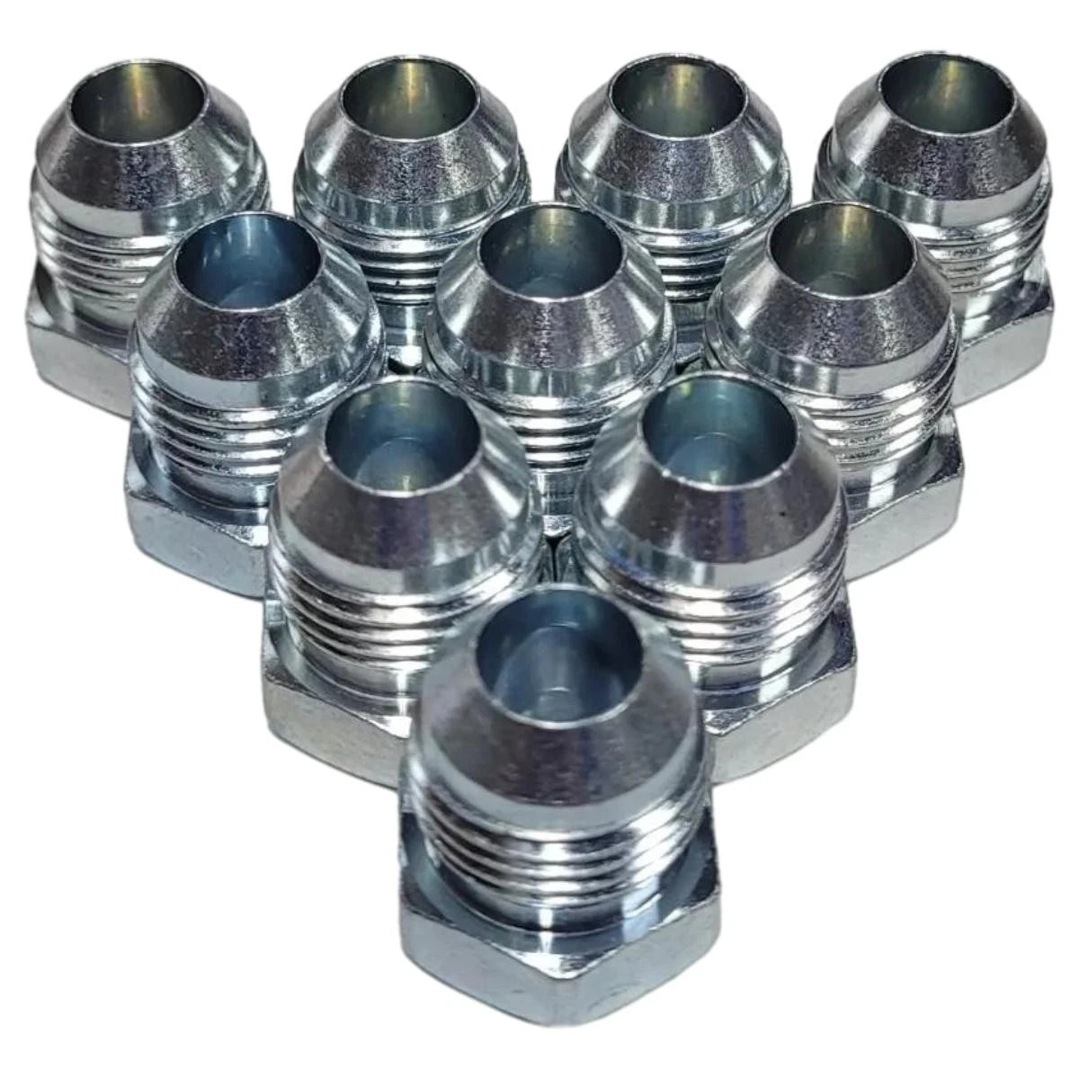 10 Pcs 1/2" Male JIC 37° Flare Hydraulic Fitting for (2408-08, 0304-C-08)