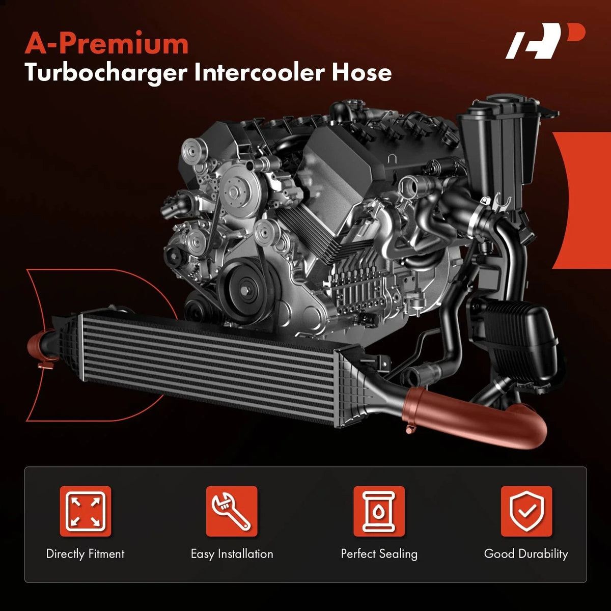 Intercooler Turbo Hose for Chevrolet Malibu (2013–2015) Buick Regal (2014–2017)